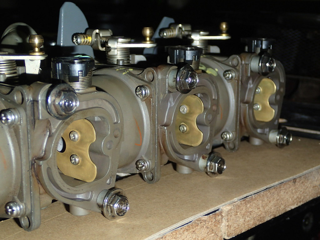 Carbs from a Honda 30HP outboard.